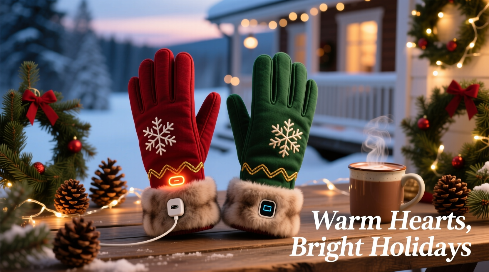 do heated christmas gloves double as functional gifts and decor items