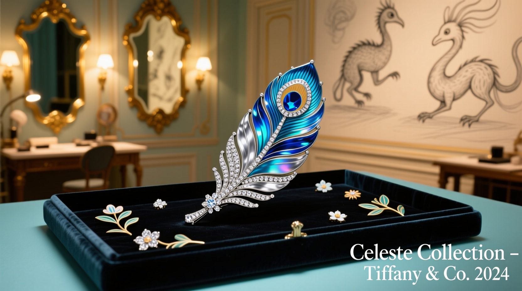 tiffany co unveils blue book 2024 tiffany celeste a breathtaking high jewelry collection inspired by jean schlumberger and his celestial themes
