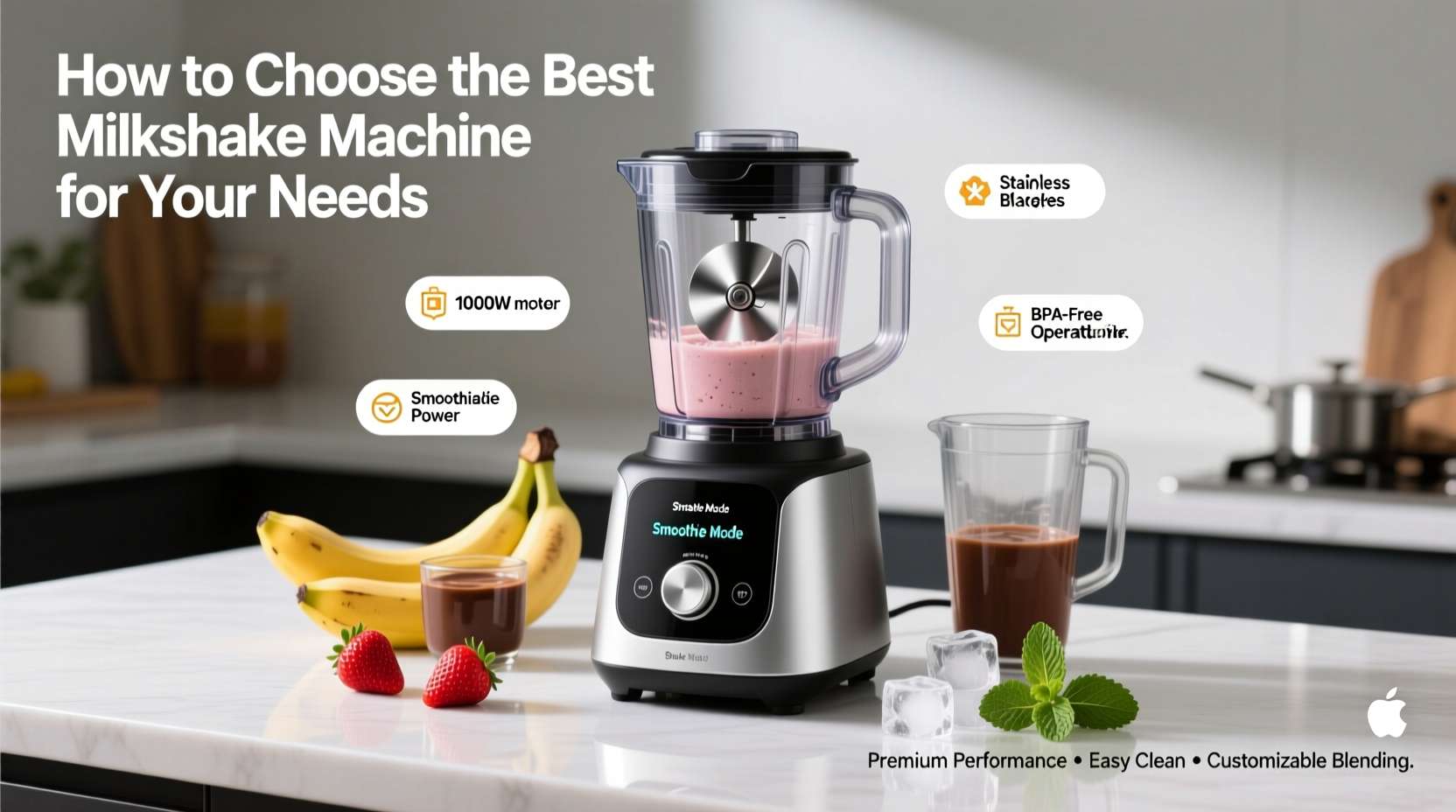 How to Choose the Best Milkshake Machine for Your Needs