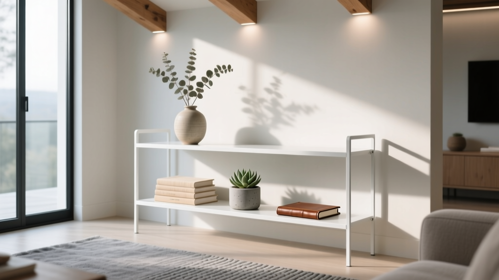 Where to Buy a White Metal Shelf: Style + Storage Guide