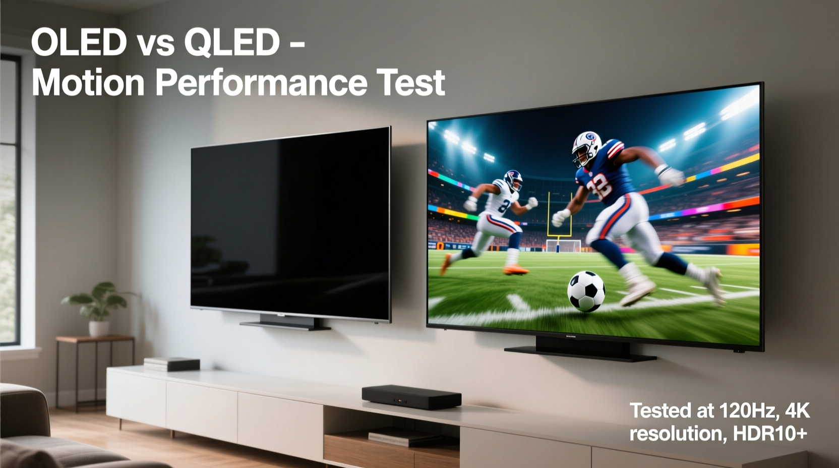oled tv vs qled which handles fast motion better for sports viewing