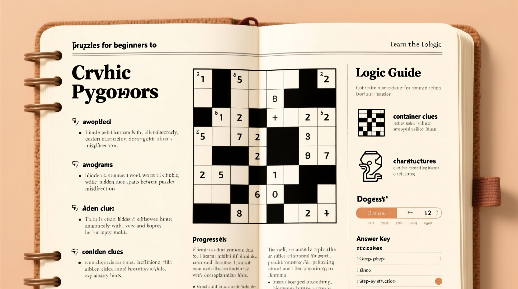 best cryptic crossword puzzles for beginners to learn the logic