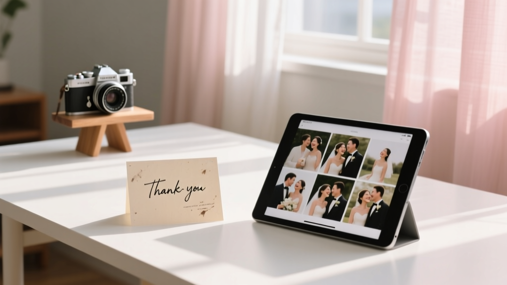 Thank You Note to Wedding Photographer: 7 Real Steps (2026)