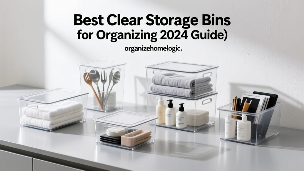 Best Clear Storage Bins for Organizing (2024 Guide)