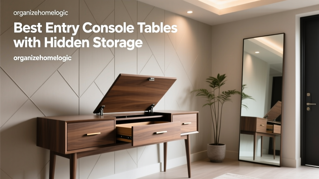 Best Entry Console Tables with Hidden Storage