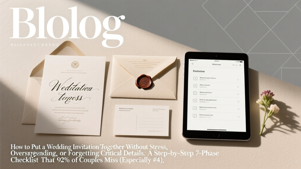 Wedding Invitation Checklist: 7-Step Guide (2026)