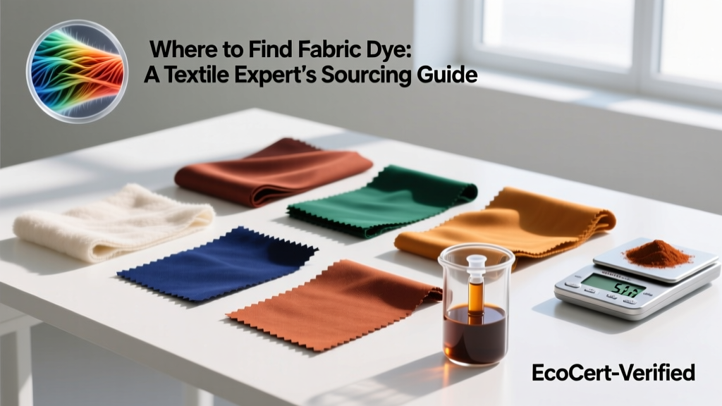 Where to Find Fabric Dye: A Textile Expert’s Sourcing Guide