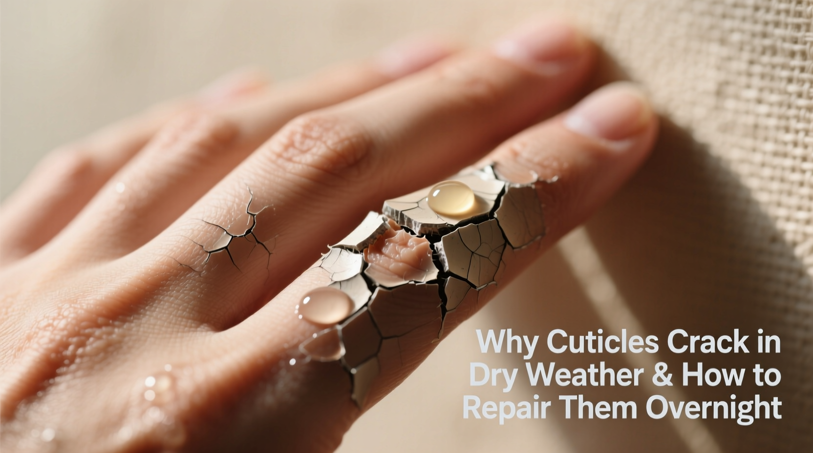 why do my cuticles crack in dry weather and how to repair them overnight