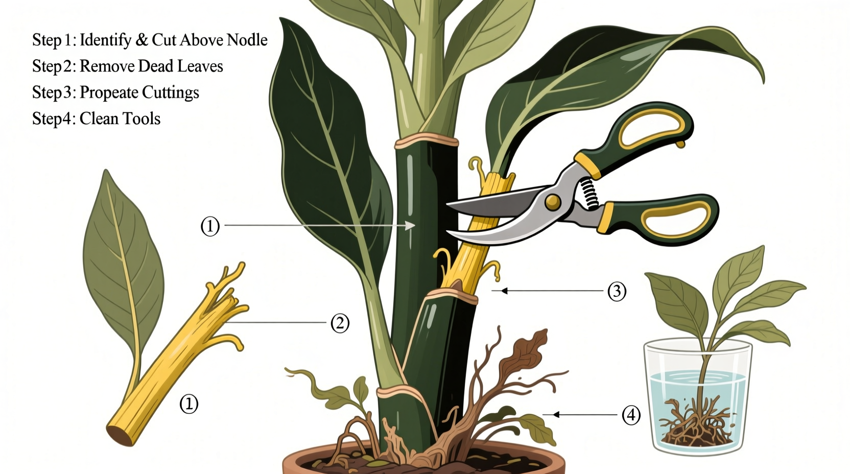 ZZ Plant Trimming: 5 Expert Tips | TheHomeSprouts