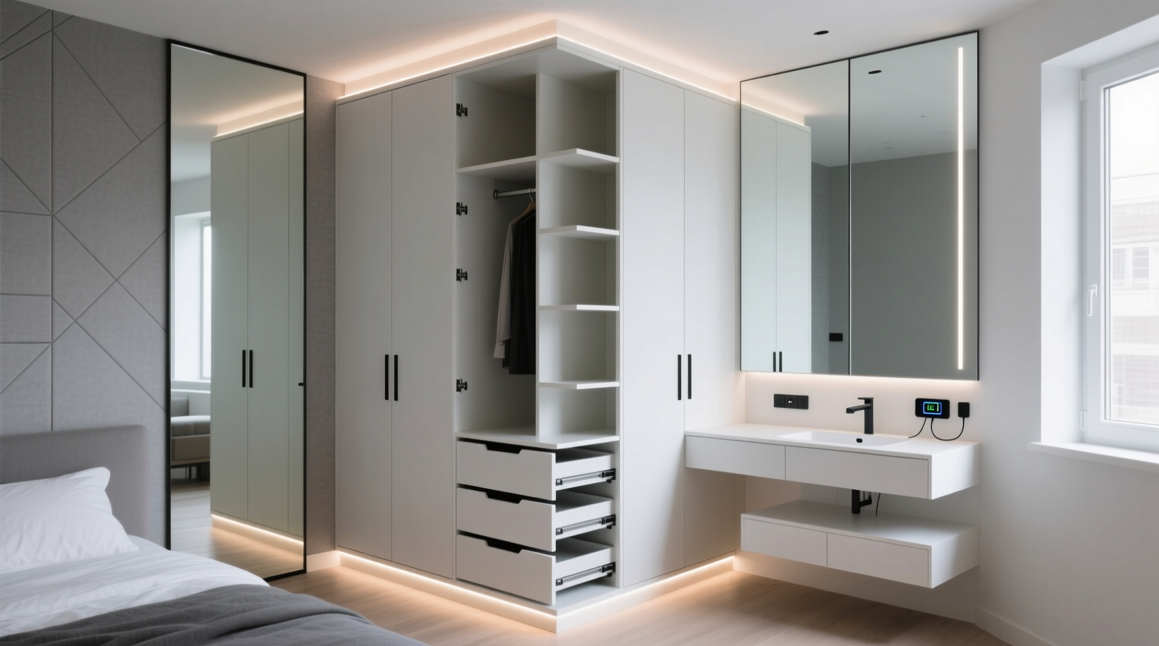 closet island worth it in small bedroom
