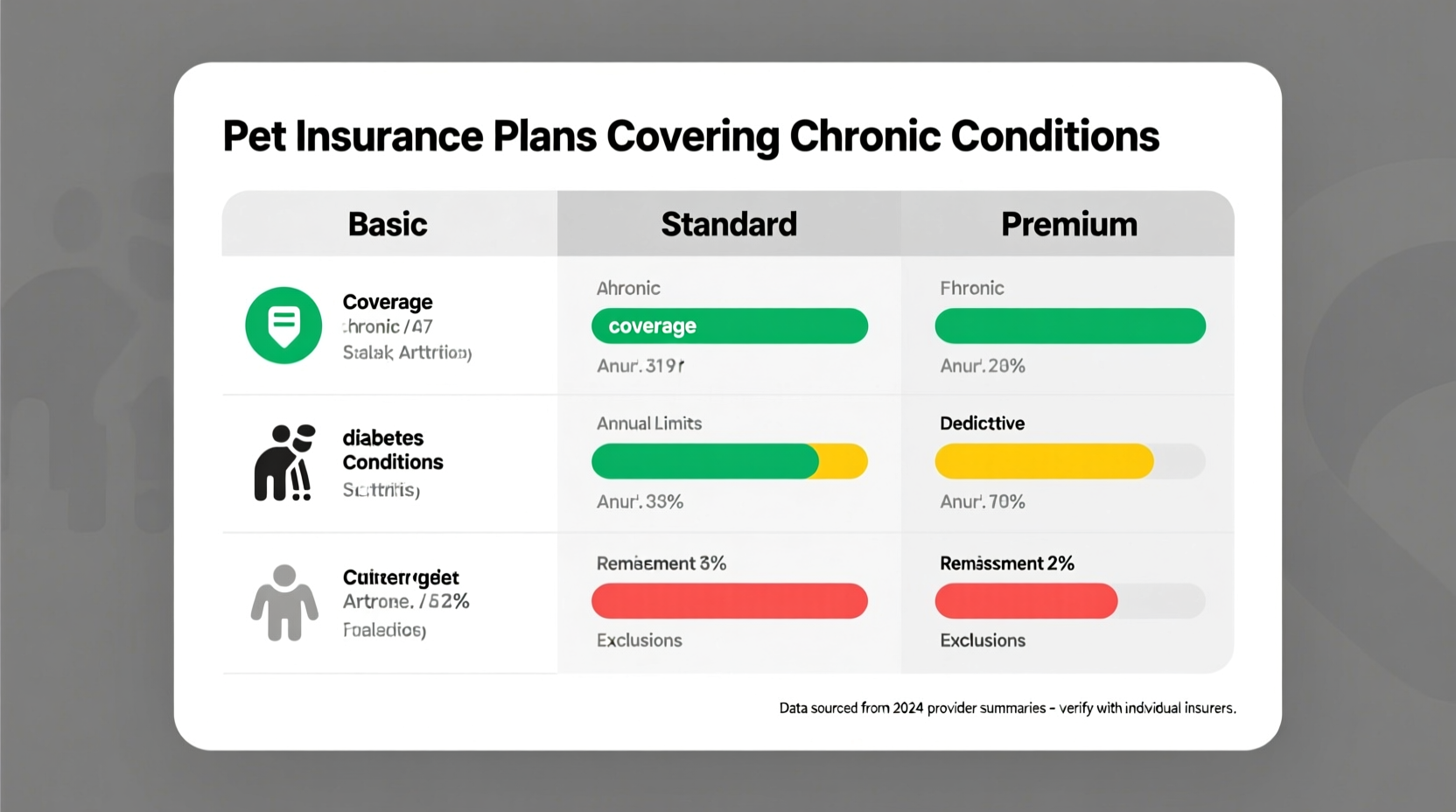 pet insurance comparison which plans cover chronic conditions