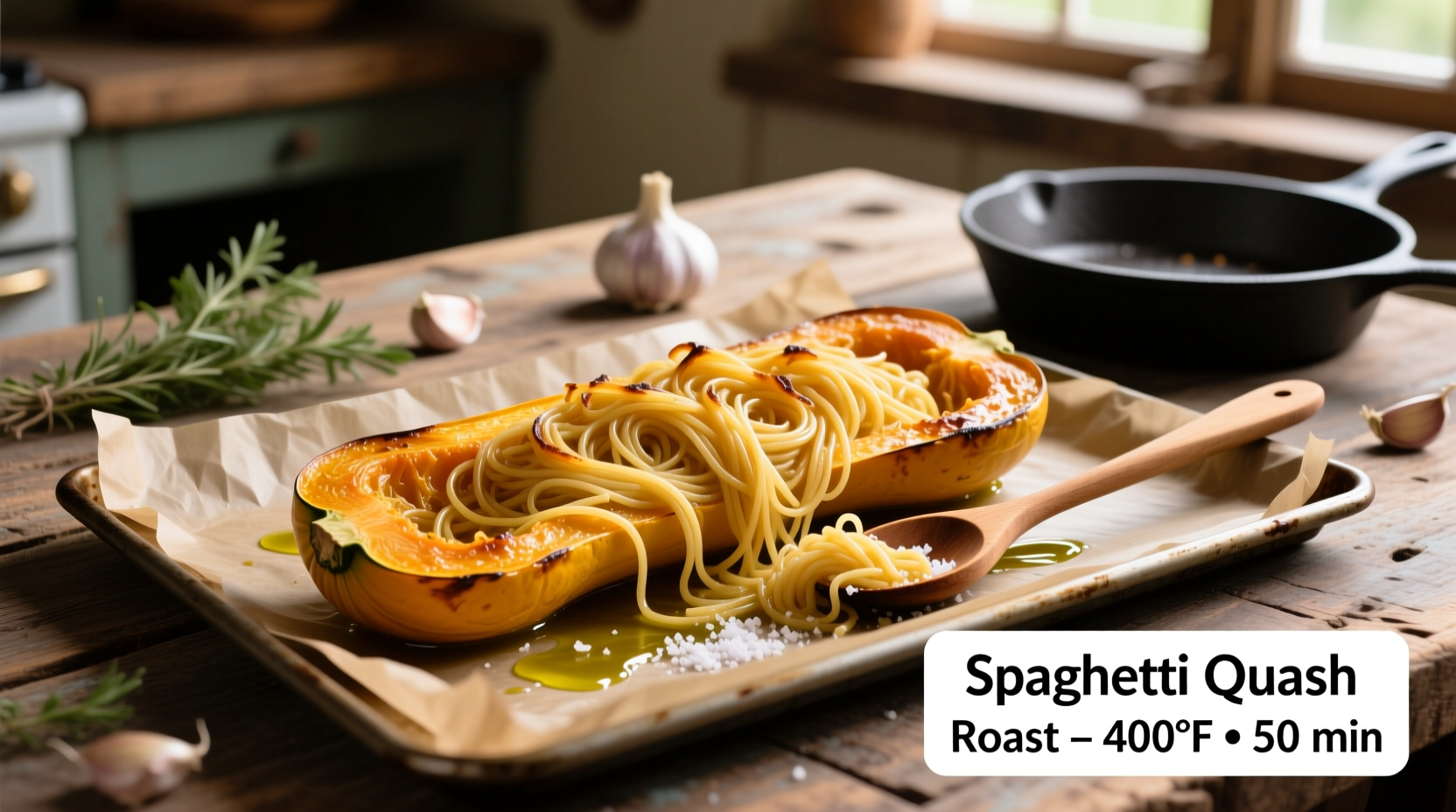 how do you cook spaghetti squash in the oven