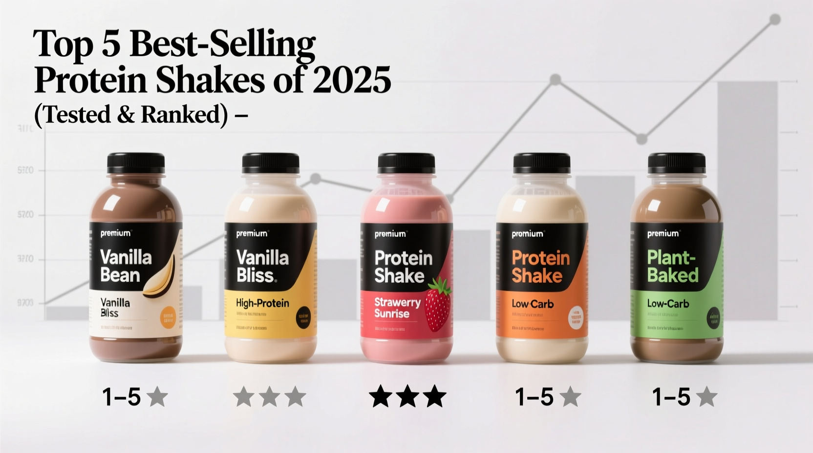 Top 5 Best-Selling Protein Shakes of 2025 (Tested & Ranked)