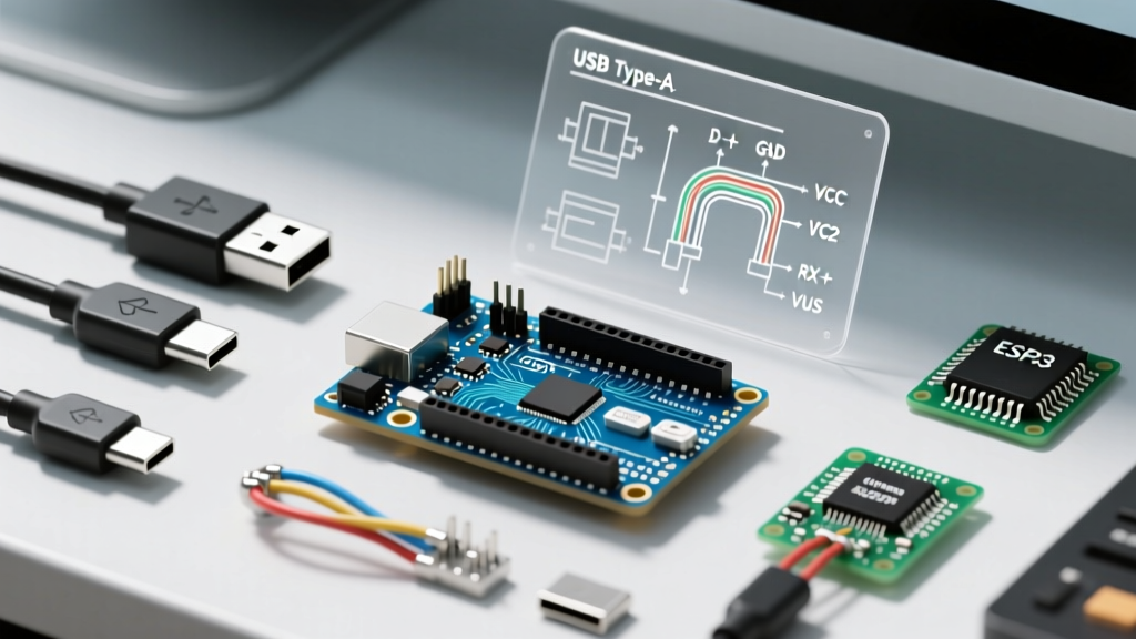 Arduino Cables FAQ: USB Types, Pinouts & Upload Fixes