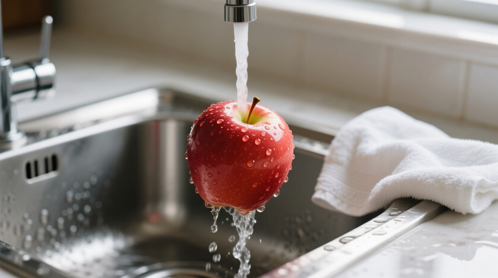 how to wash apples