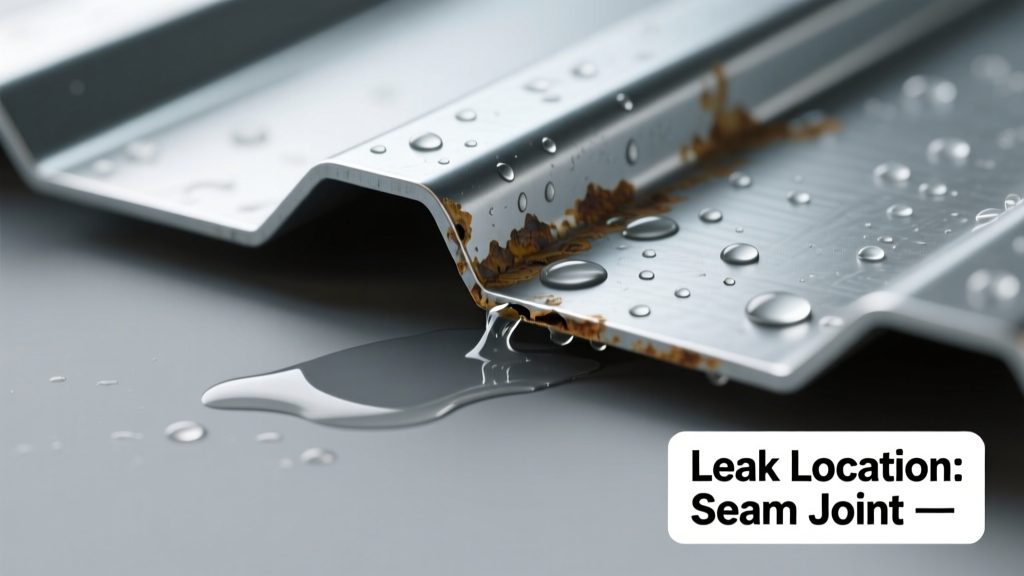 Metal Roof Leak at Seam: Quick Diagnosis Guide