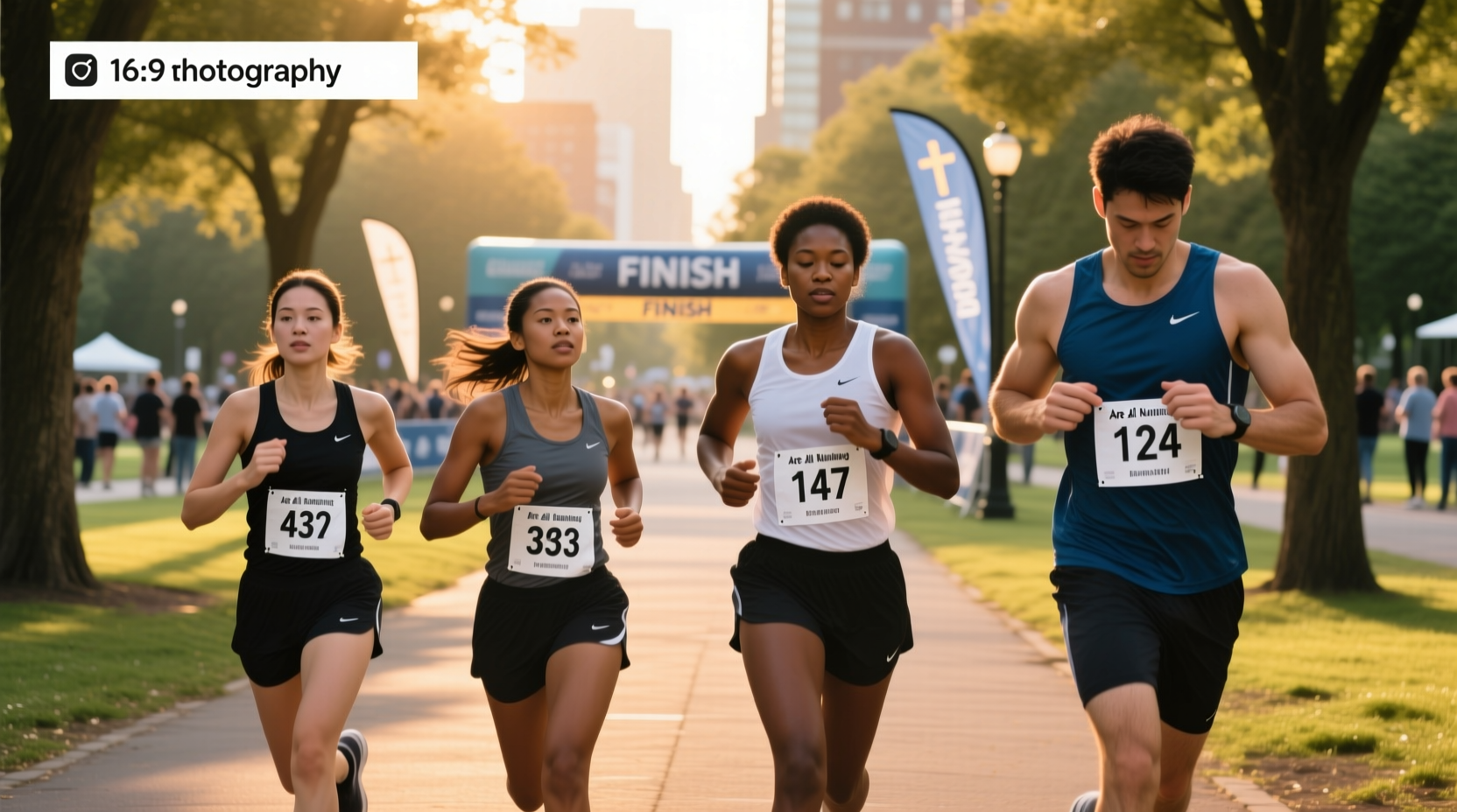 are running bibs the same size