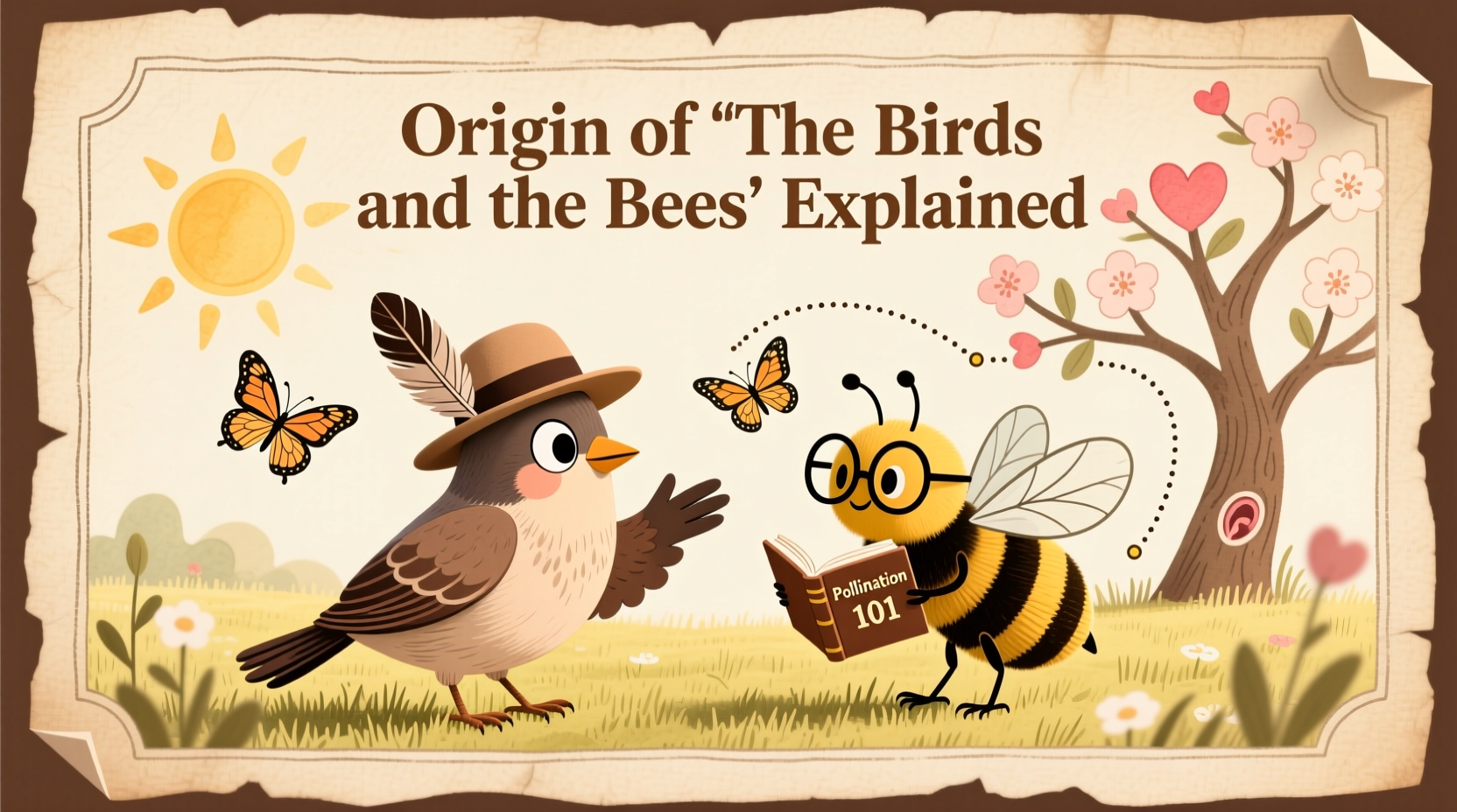 Origin of 'The Birds and the Bees' Explained