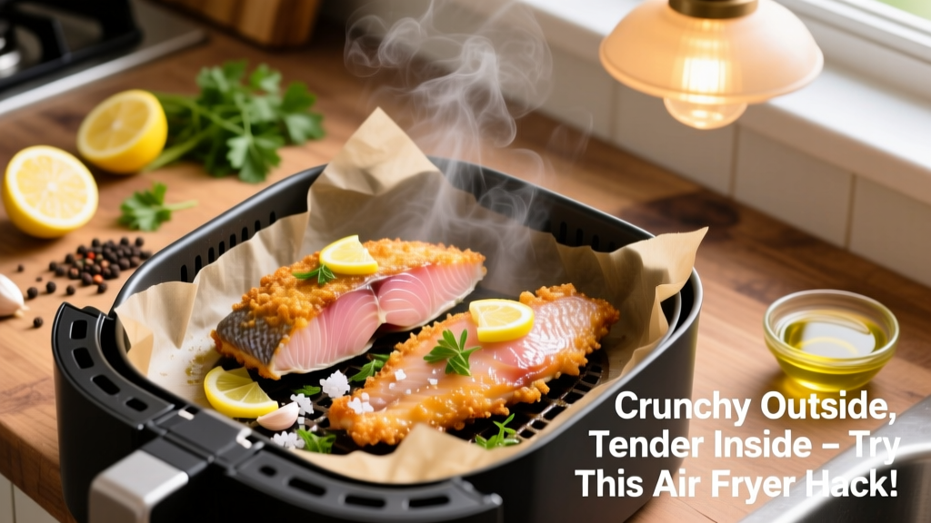 Crispy Juicy Air Fryer Snapper Fillet Recipe