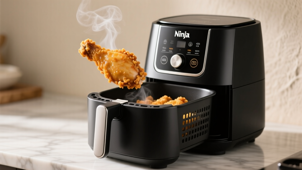 Crispy Air Crisp Chicken Tenders in Ninja Foodi (Oil-Free)