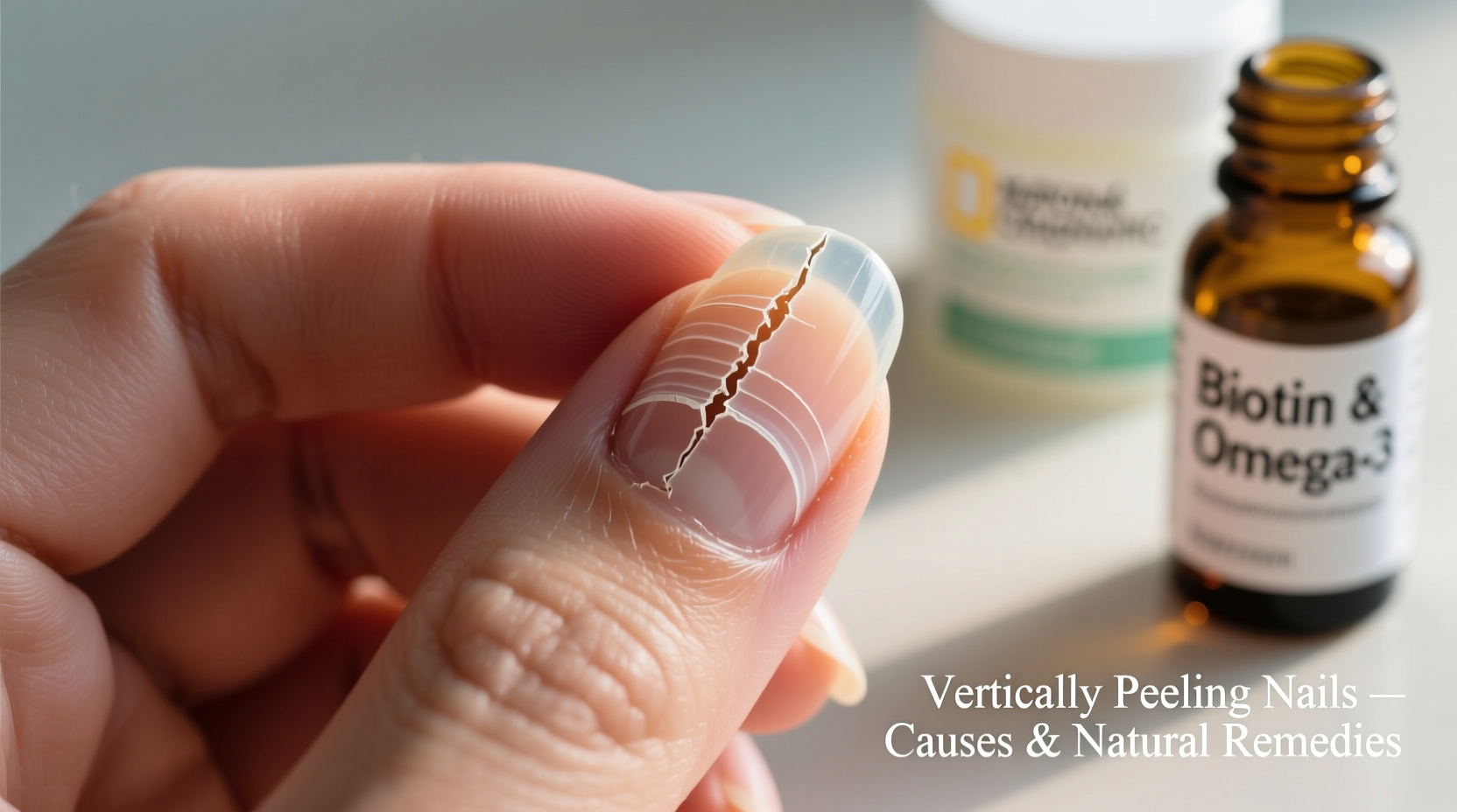 why do my nails peel vertically and how to strengthen them naturally