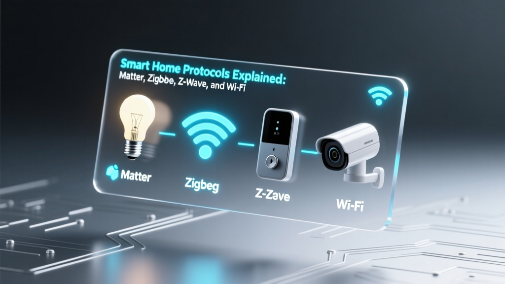 Smart Home Protocols Explained: Matter, Zigbee, Z-Wave, and Wi-Fi