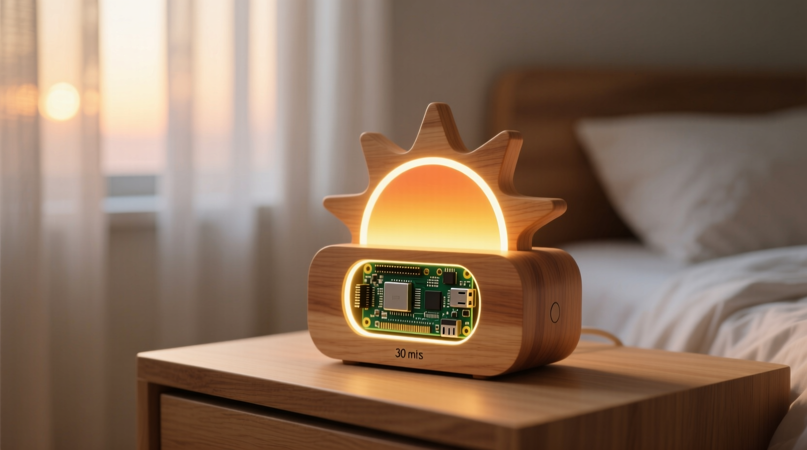 turn a raspberry pi into a sunrise alarm clock