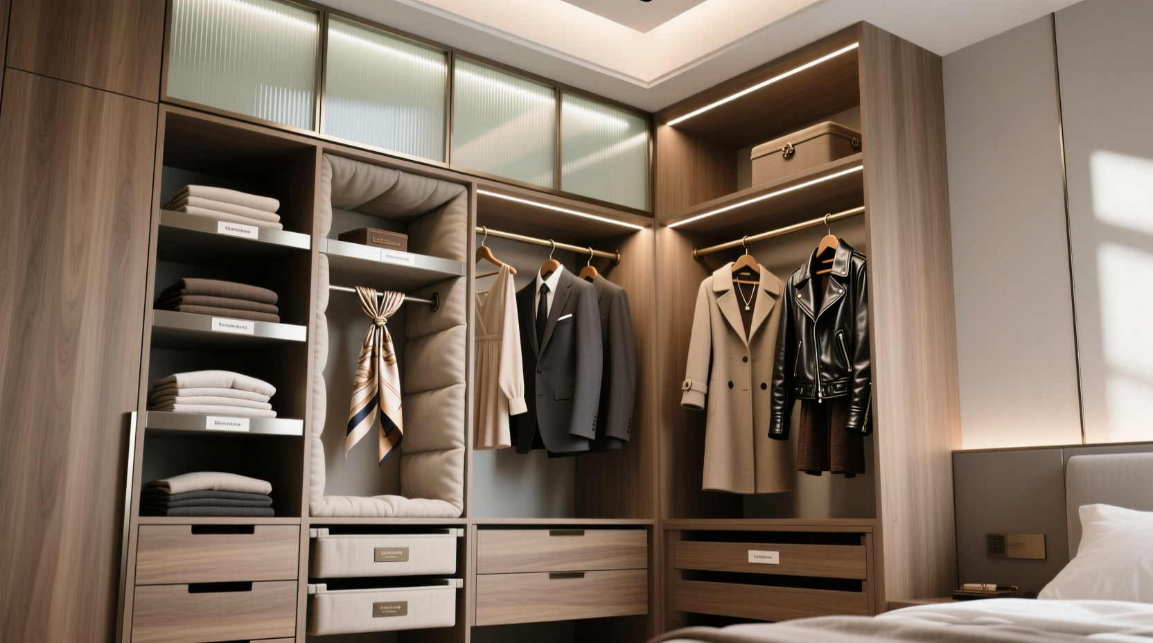 closet organization tips for couples