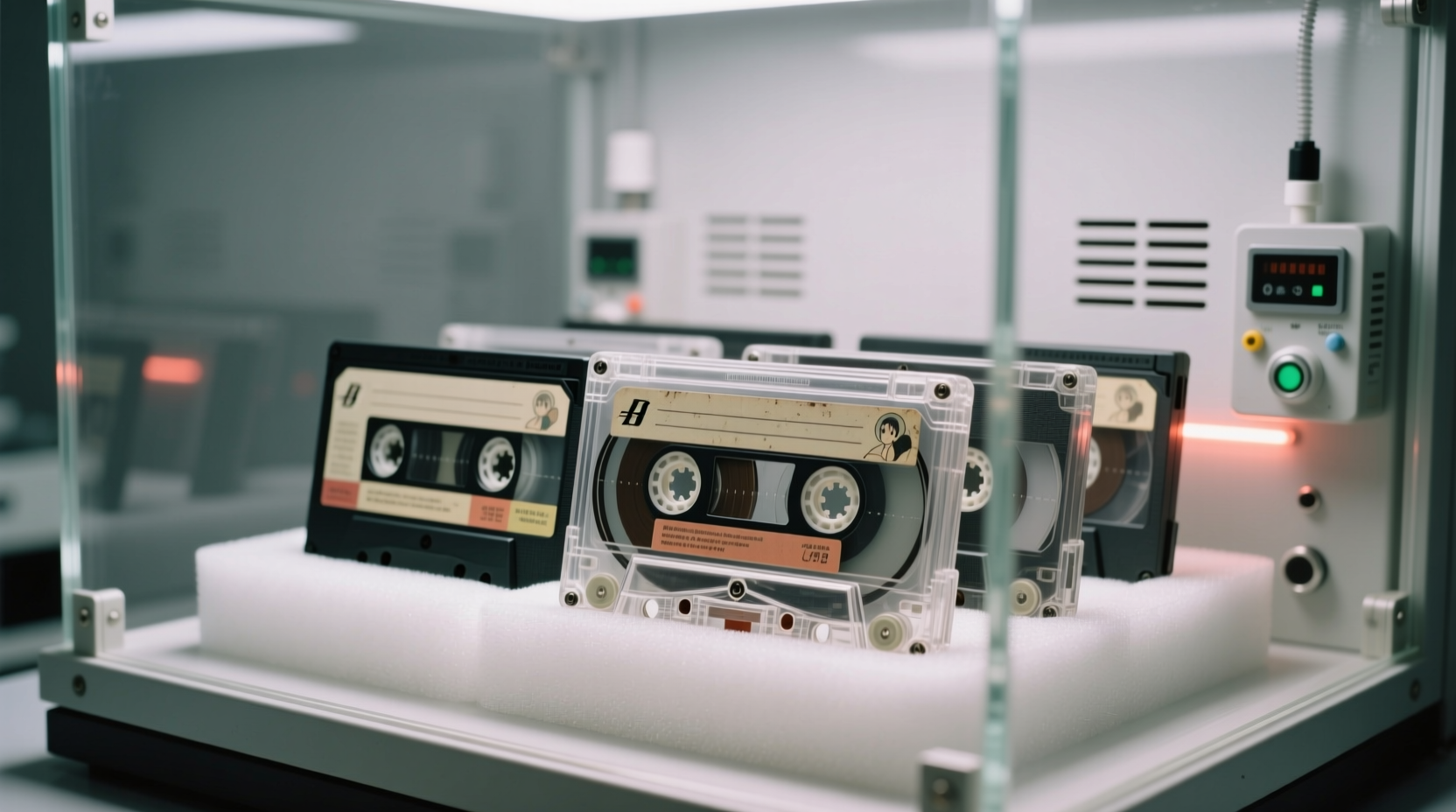 how to clean damp vintage anime tape cassettes