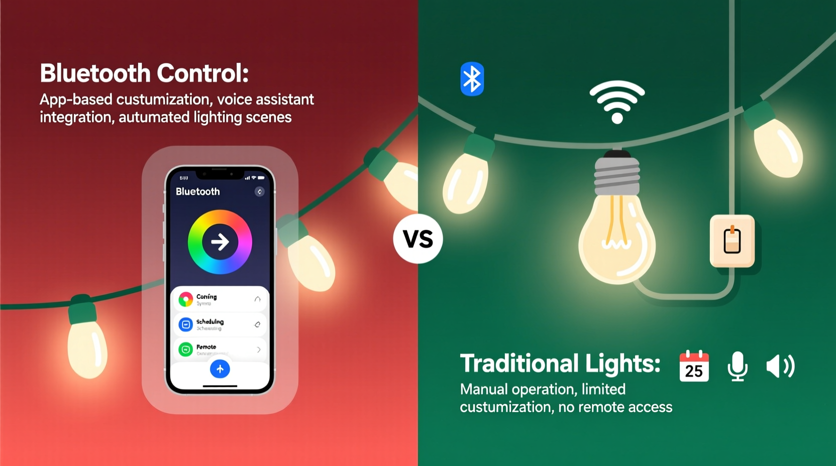 do bluetooth enabled christmas lights offer real value beyond app control
