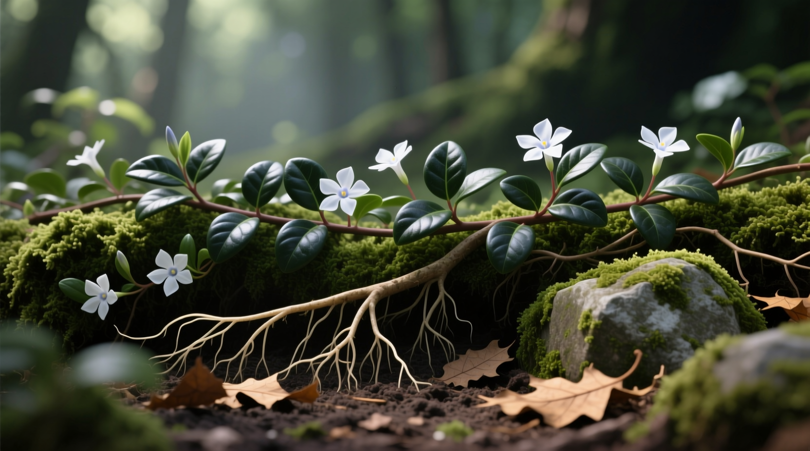 does vinca spread
