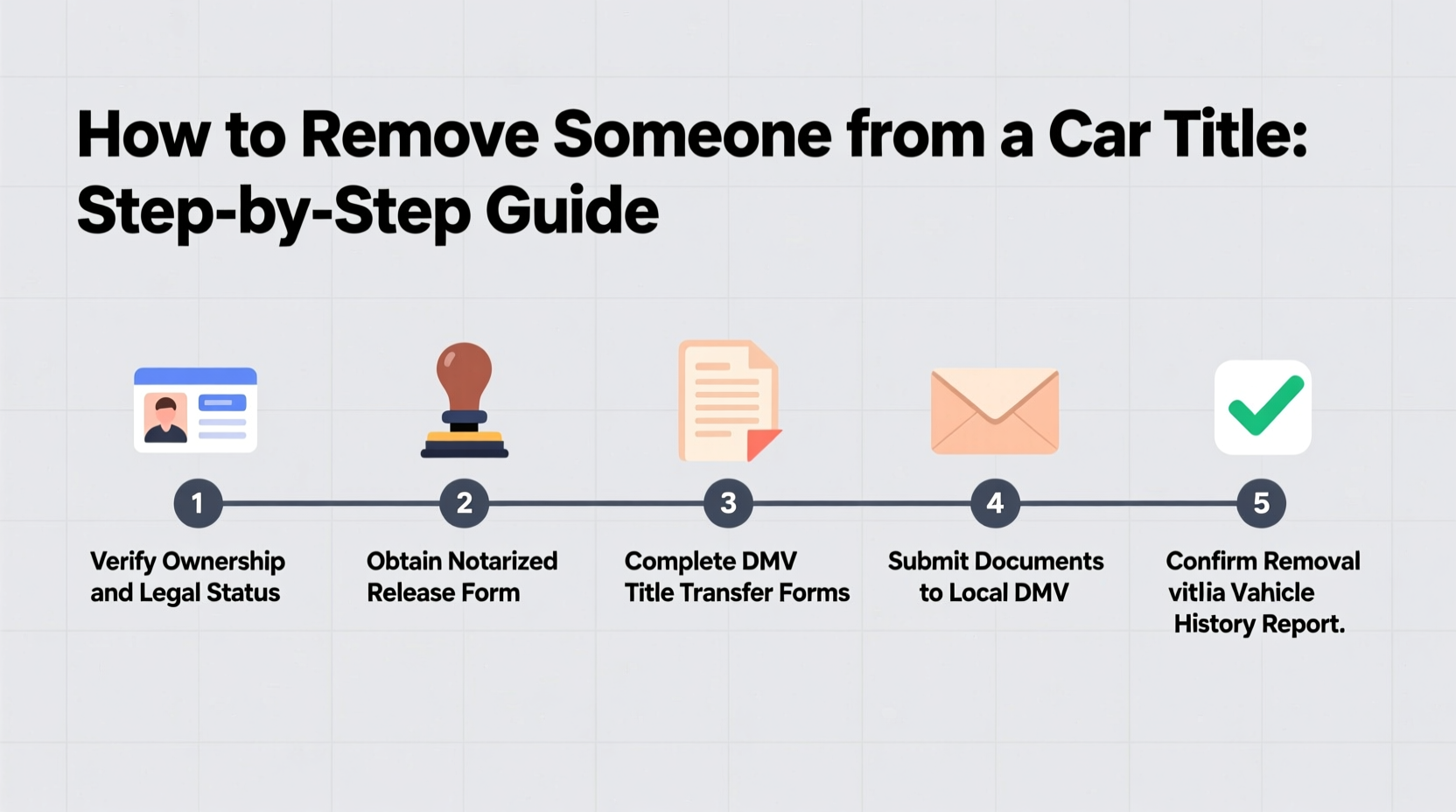 how to remove someone from car title