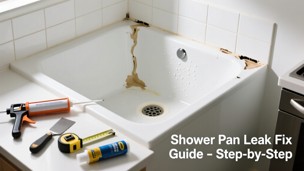 Shower Pan Leaking in Kitchen: Quick Fix Guide
