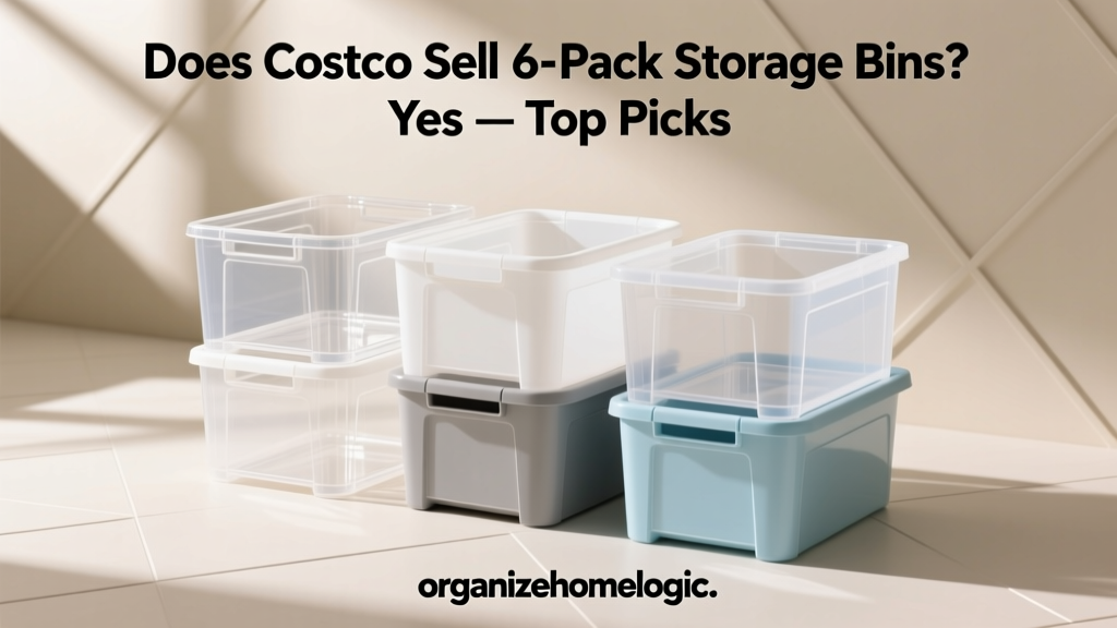 Does Costco Sell 6-Pack Storage Bins? Yes — Top Picks