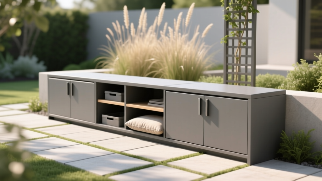 Outdoor Storage Benches That Keep Cushions Dry Year Round