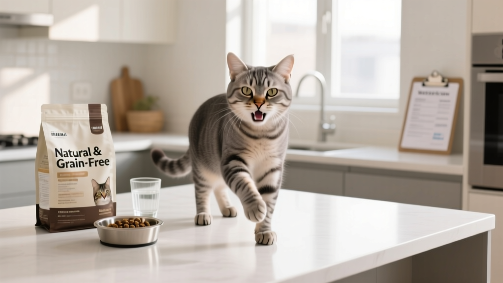 Why Is My Cat Hissing After Switching to Grain