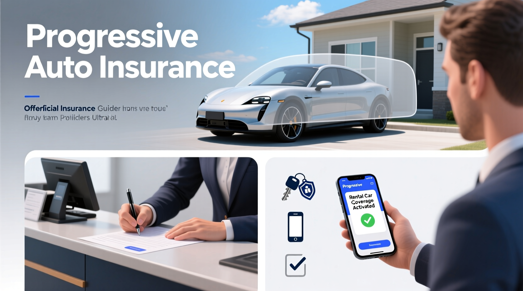 does progressive cover a rental car