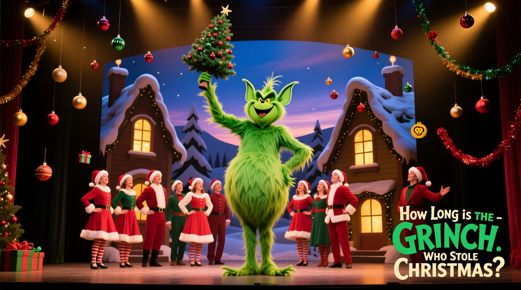how long is the grinch that stole christmas musical