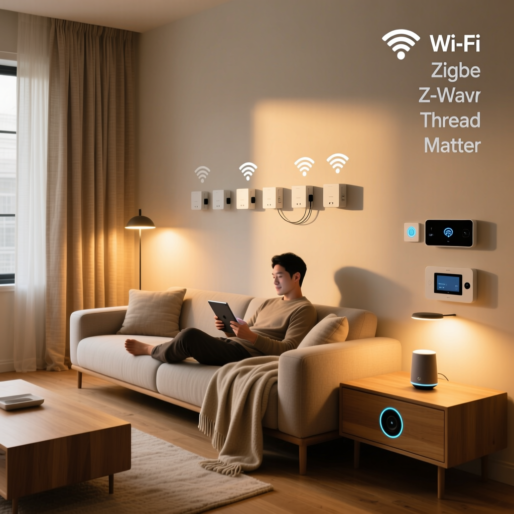 Smart Home Wireless Standards Overview: Wi-Fi, Zigbee, Z-Wave, Thread & More