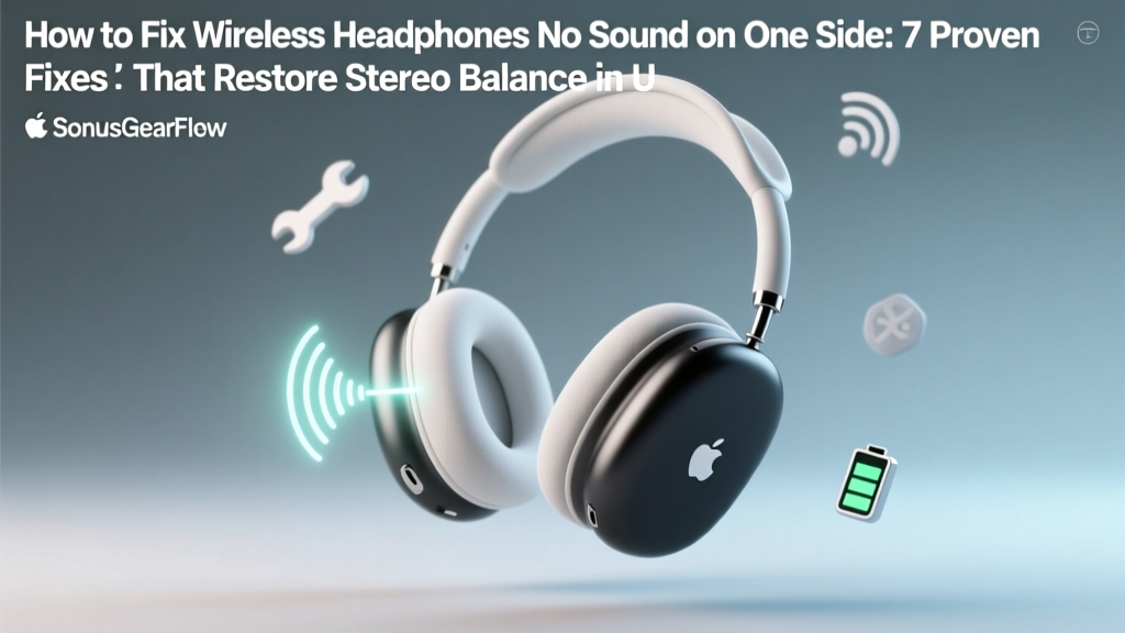 Fix Wireless Headphones No Sound on One Side (2026)