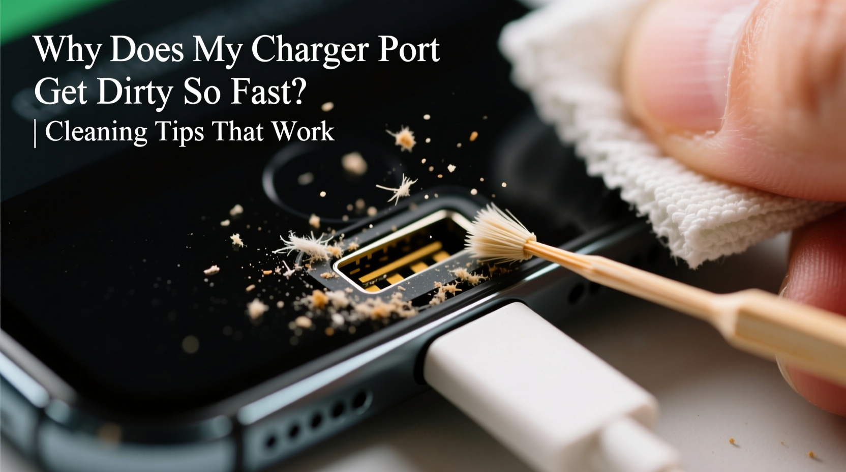 why does my charger port get dirty so fast cleaning tips that work