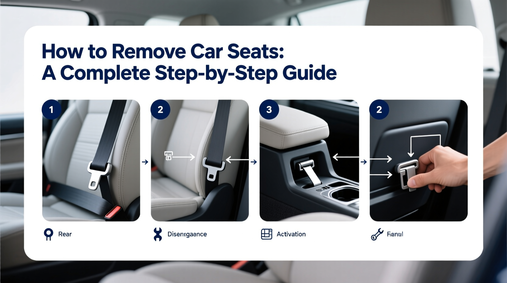 how to take out seats in a car