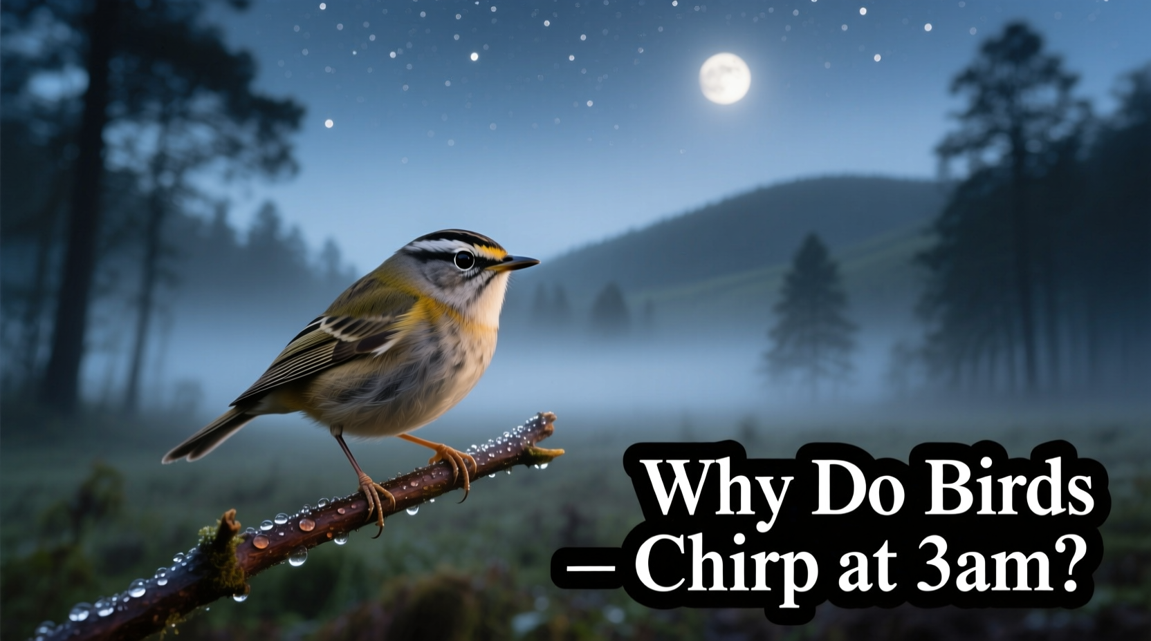 why do birds chirp at 3am