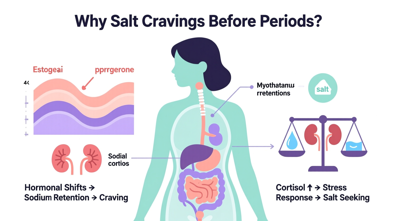 why do i crave salty snacks before my period science explained
