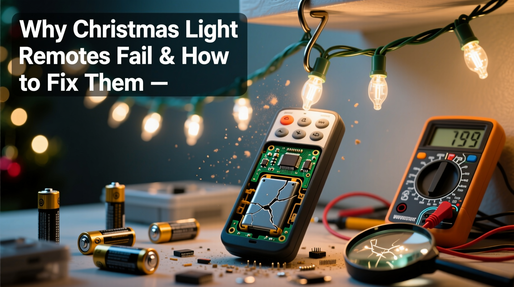 why do christmas light remotes stop working and how to fix them