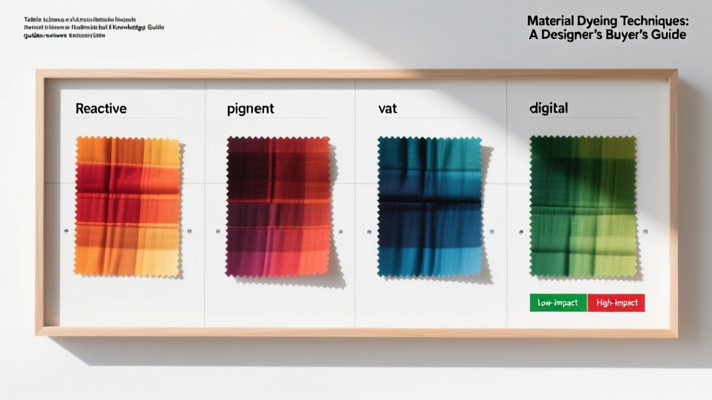 Material Dyeing Techniques: A Designer’s Buyer’s Guide