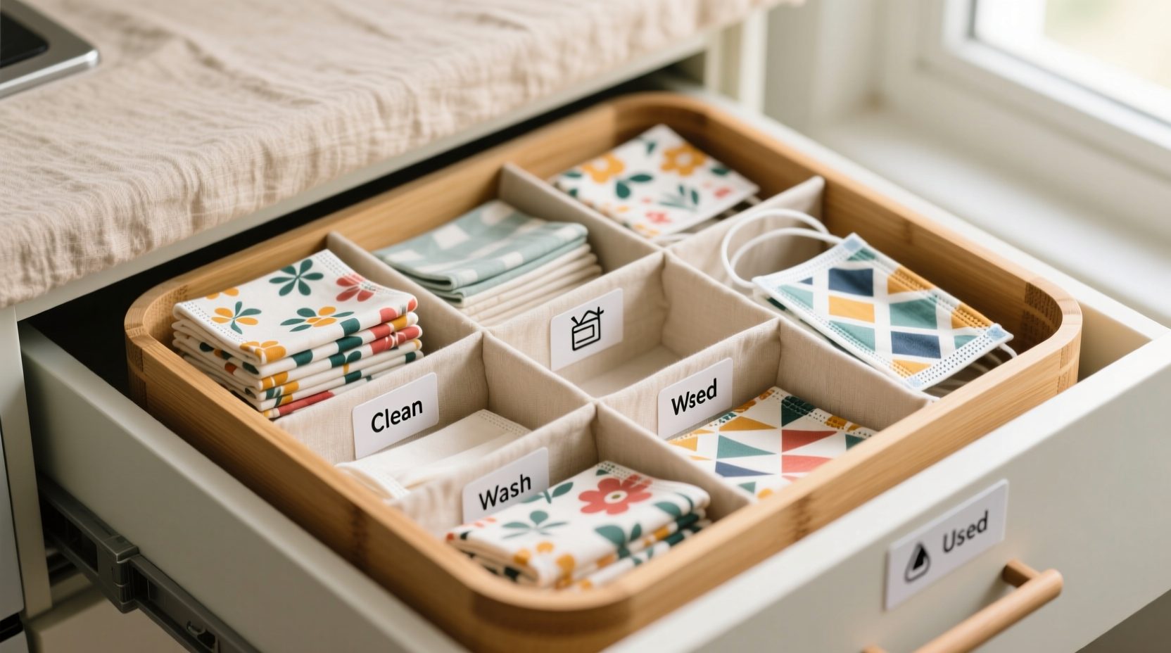 cloth face mask storage hygiene visibility