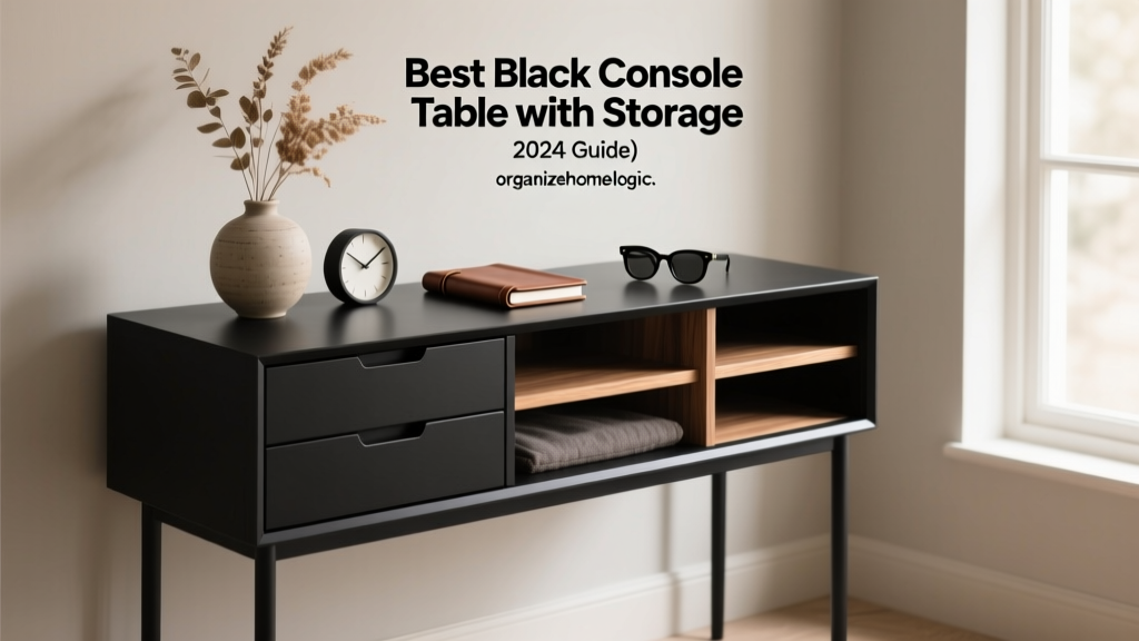 Best Black Console Table with Storage (2024 Guide)