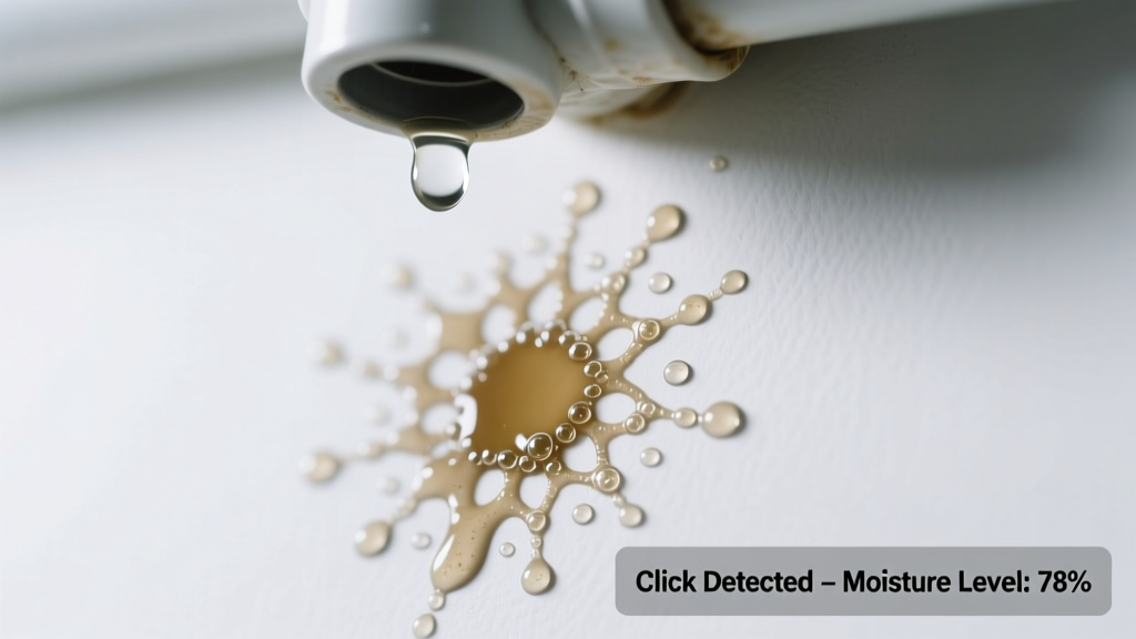 Water Stain on Wall Making Clicking Sound: Quick Diagnosis