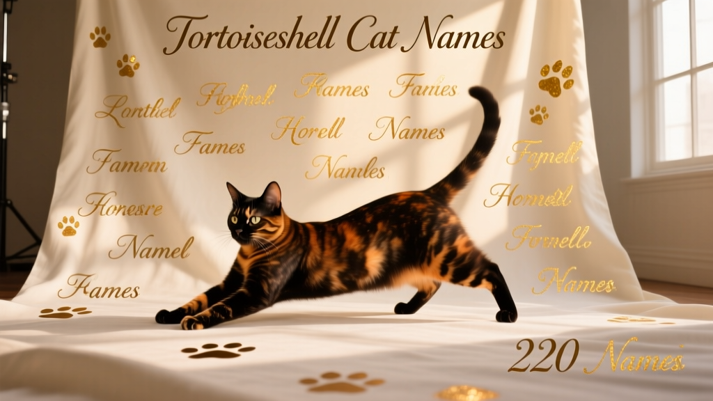 220 Tortoiseshell Cat Names for Your Colorful Kitty